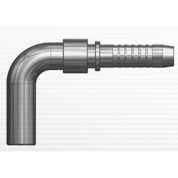 DN4 Boru Uçlu 90° Hortum Rekoru 