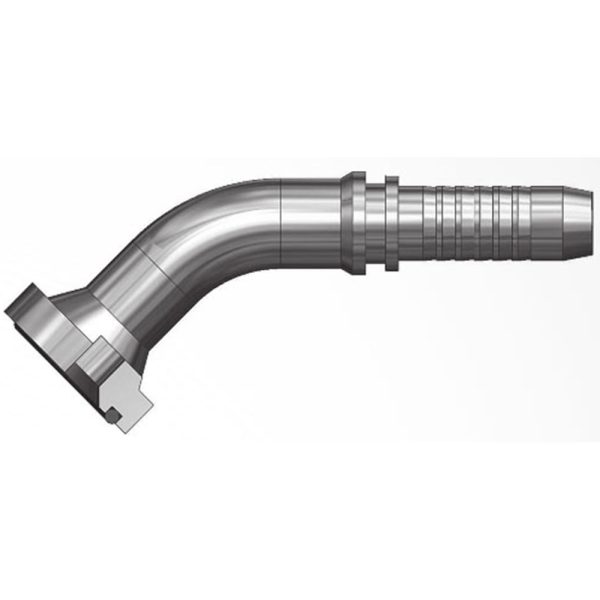 Flanşlı 45° Düz Hortum Rekoru 3000 Serisi