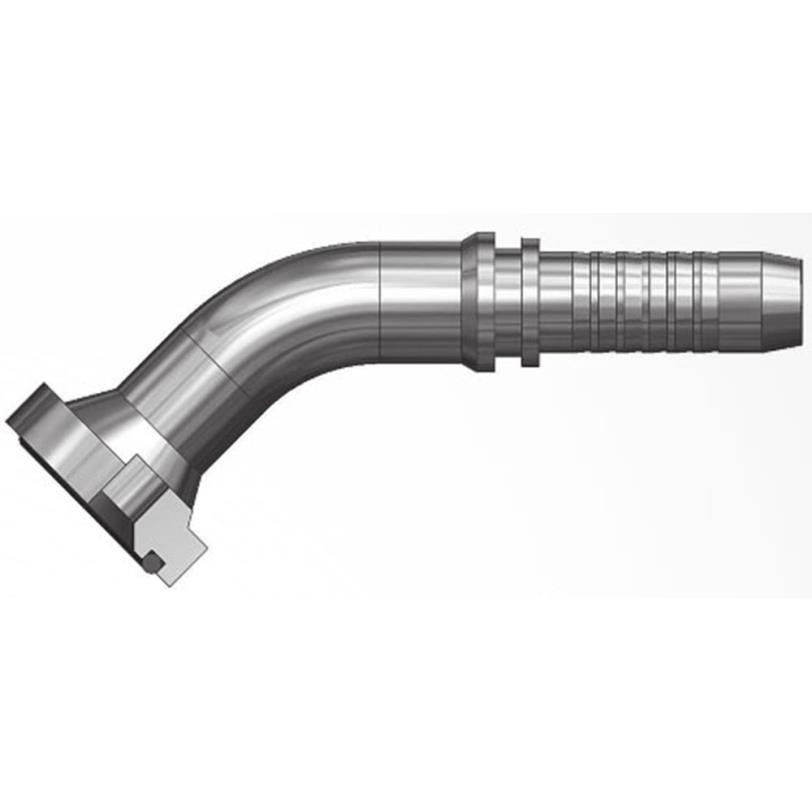 Kalın Tip Flanşlı 45° Hortum Rekoru 6000 Serisi